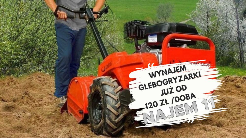 ***WYNAJEM - Glebogryzarka spalinowa z napędem***