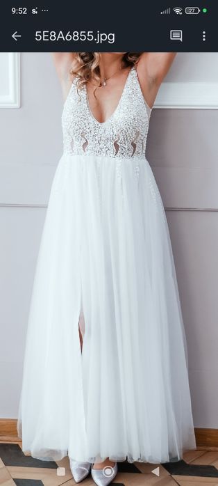 Suknia ślubna biała