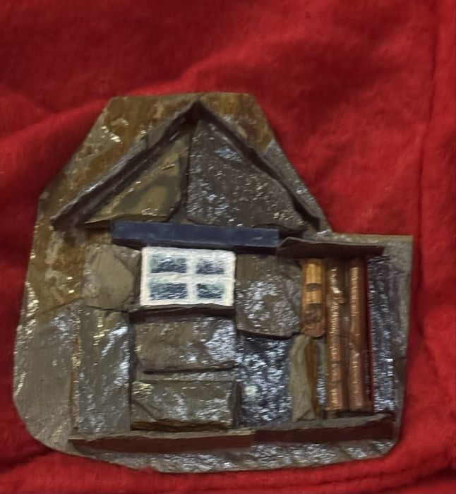 Imans de frigorifico em xisto artesanato