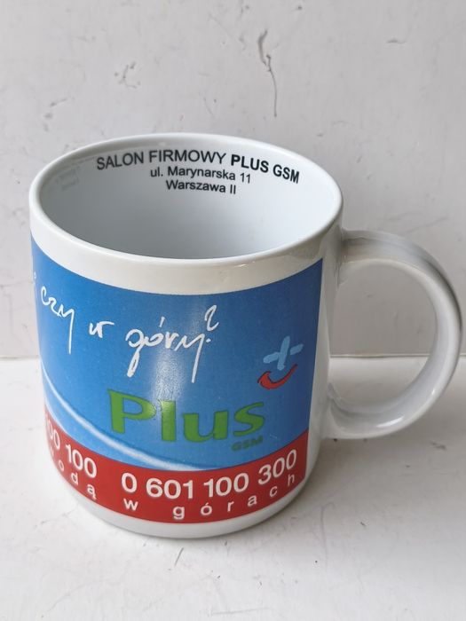 Kolekcjonerski kubek Plus GSM UNIKAT!