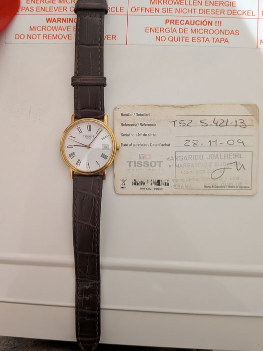 Relógio tissot(T-classic desire)