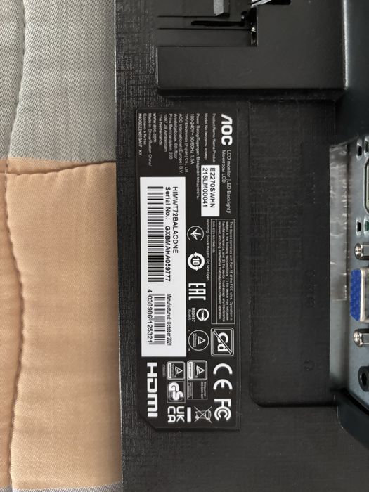 Monitor AOC 21.5 polegadas