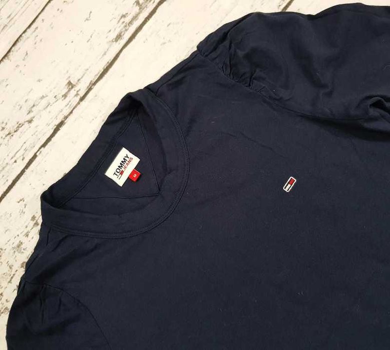 Tommy Hilfiger * koszulka * bufiaste rękawki * granatowa * damska * M