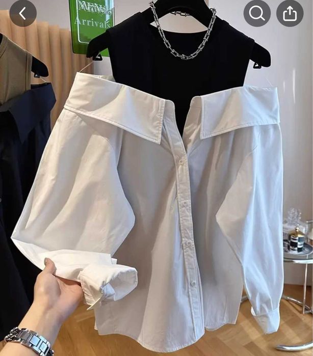 Блуза з відкритими плечима