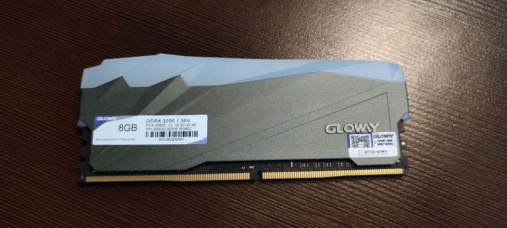 Pamięć komputerowa Gloway Sheen ddr4 3200MHz RGB 110zł za 1