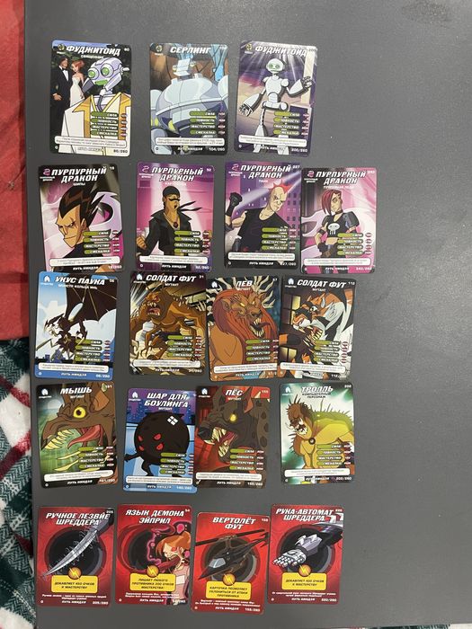 Колекицонные карточки Черепашки ниндзя