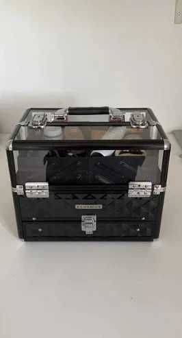 Kuferek organizer walizka do kosmetyków, lakierów, akcesoriów