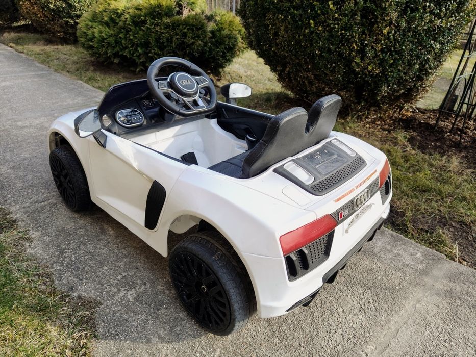 Auto na akumulator dla dziecka Audi biały samochód