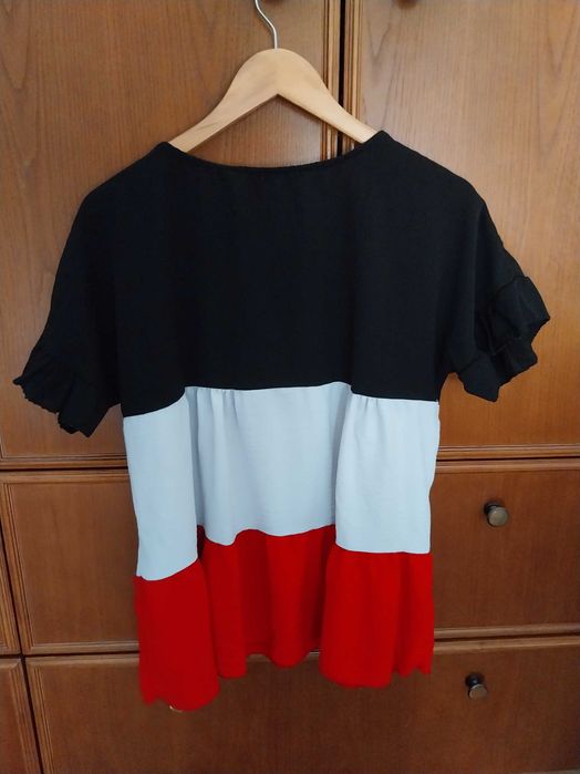 Blusa tricolorida, New Collection, Nova, XXL/3XL