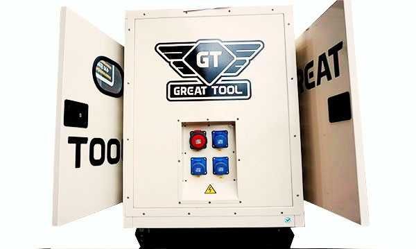 Gerador Industrial Trifásico 57kVA Great Tool by Baudouin
