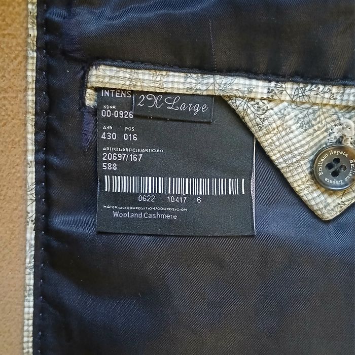 Пальто кашемір вовна Emiliano Zapata  XXL кемел кашемирове пальто