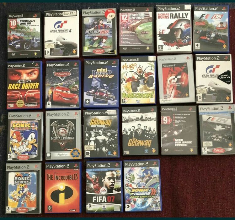 Playstation 21 videojogos ORIGINAIS para PS2