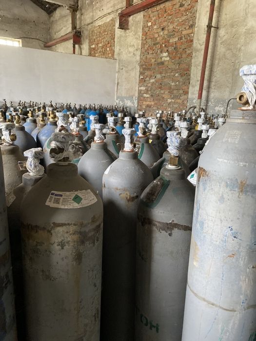 Углекислота кислород аргон ацетилен сварочная смесь азот в баллонах