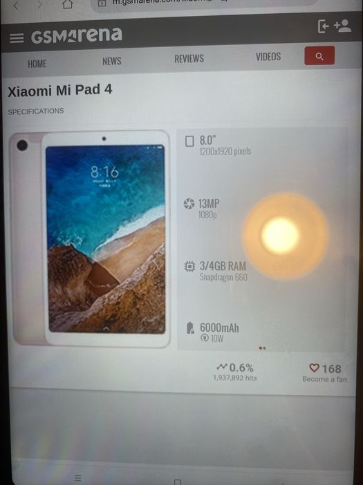 Xiaomi Mipad 4 com 4g ou wifi