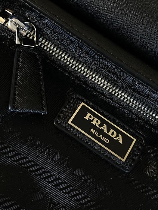 Prada Saffiano Leather Shoulder Messenger Bag