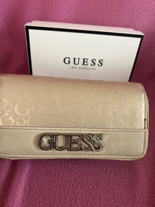 Portfel guess los angeles beżowy