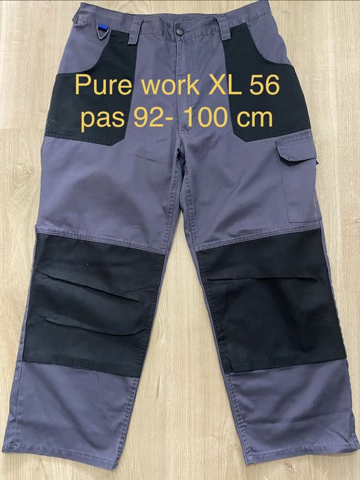 Pure work 56 rozm XL  spodnie szare robocze praca do pracy Vintage