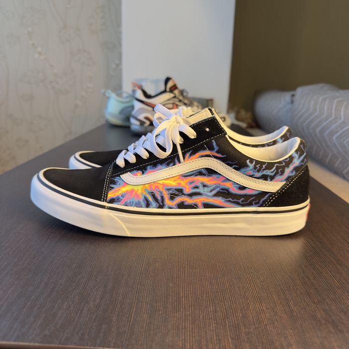 Vans Old Skool з яскравим принтом відмінний стан кросівки кеди