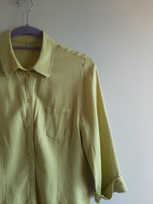 Lniana z wiskozy koszula damska 38