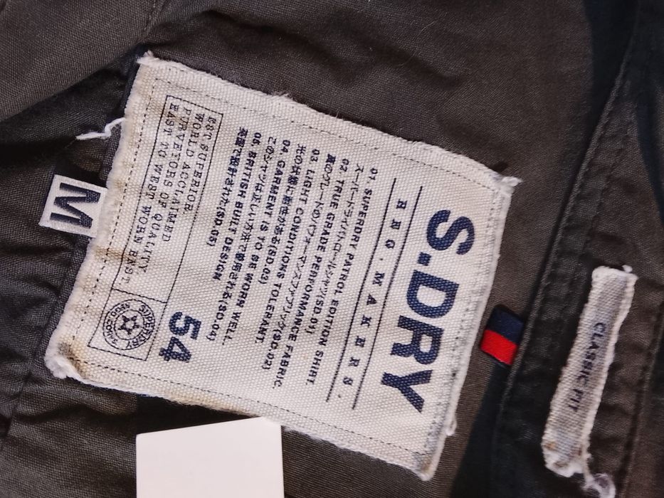 Super dry nowe oryginalne wiosnę koszulę męskie