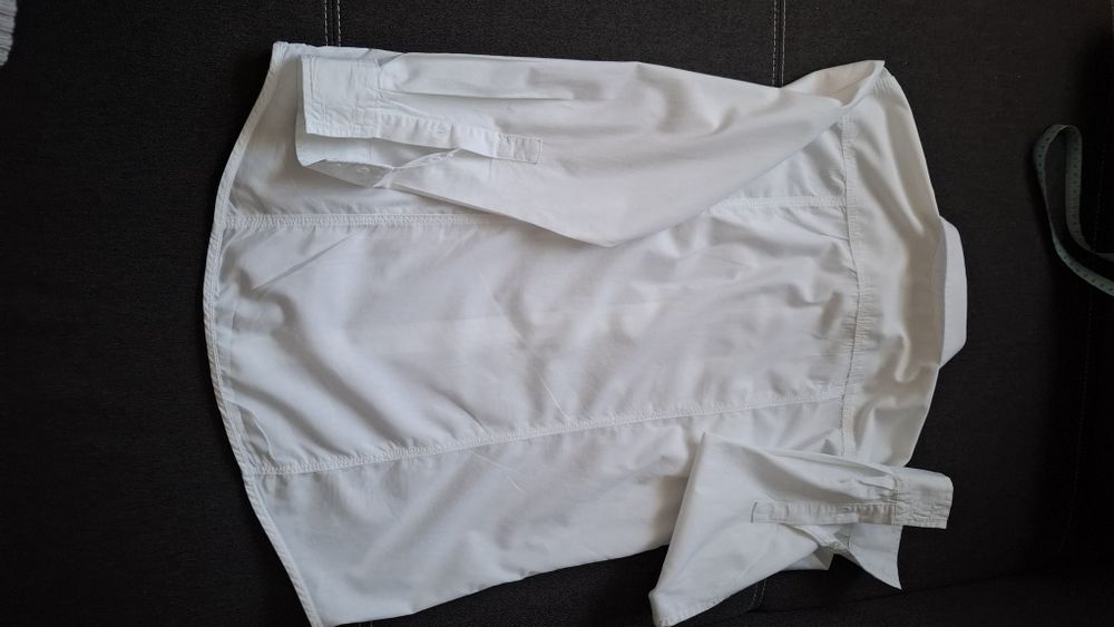 Koszula biała z długim rękawem roz. M