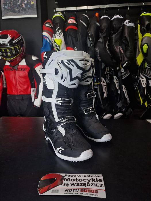 Buty ALPINESTARS TECH 10 Black/White !Tylko rozmiar 10! !Promocja!
