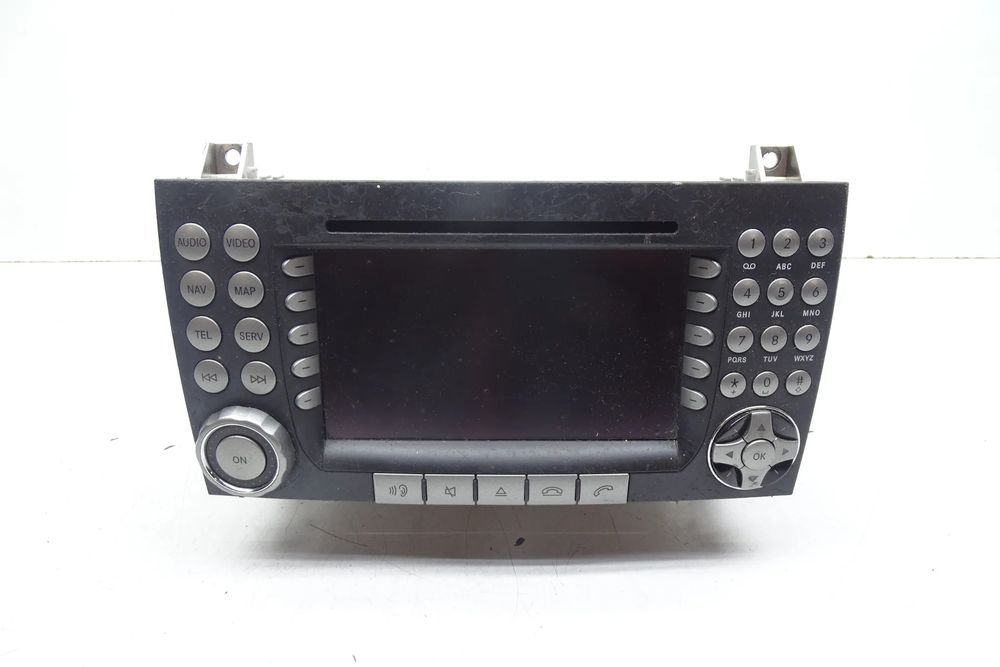 mercedes slk w171 radio cd nawigacja gps navi duża comand a1718203389