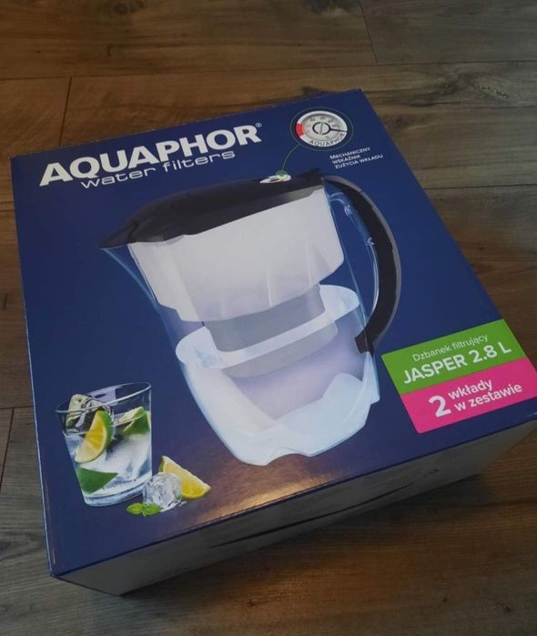 Nowy dzbanek filtrujący Aguaphor Kasper 2,8 l + 1 wkład w zestawie