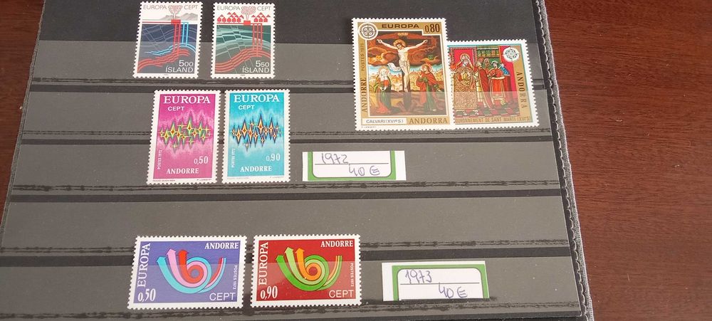 Selos da Europa CEPT novos sem charneira