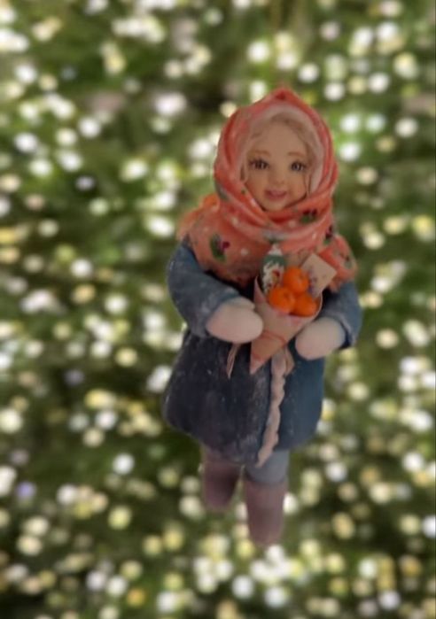 Ватні іграшки на ялинку