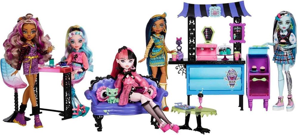 Ігровий набір Monster High Coffin Bean Café HMV78 Монстр Хай кафе