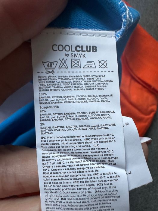 T-shirt chłopięcy ze Smyka rozmiar 128