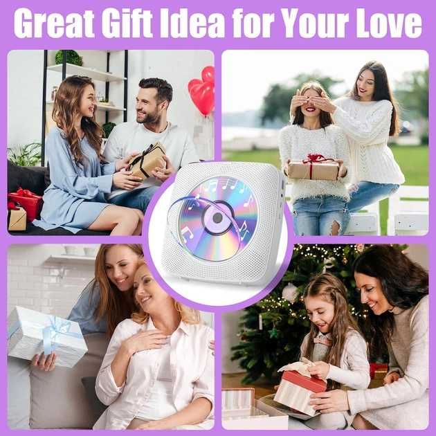CD-програвач Gueray портативний з Bluetooth