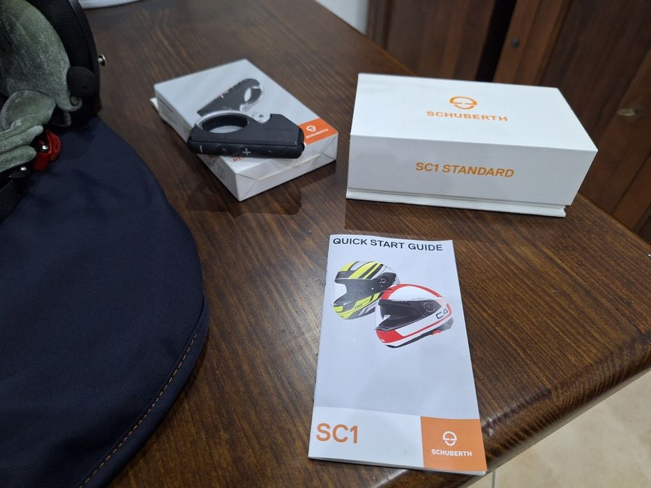 Capacete schuberth c4 pro - sc1 e controlo remoto