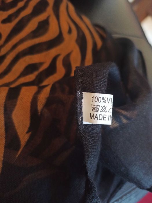 Шарф-снуд з леопардовим принтом