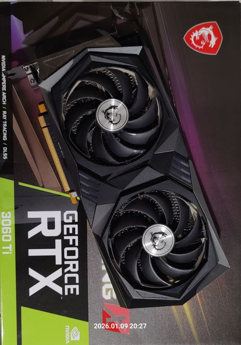 MSI 3060ti Gaming X 8G LHR