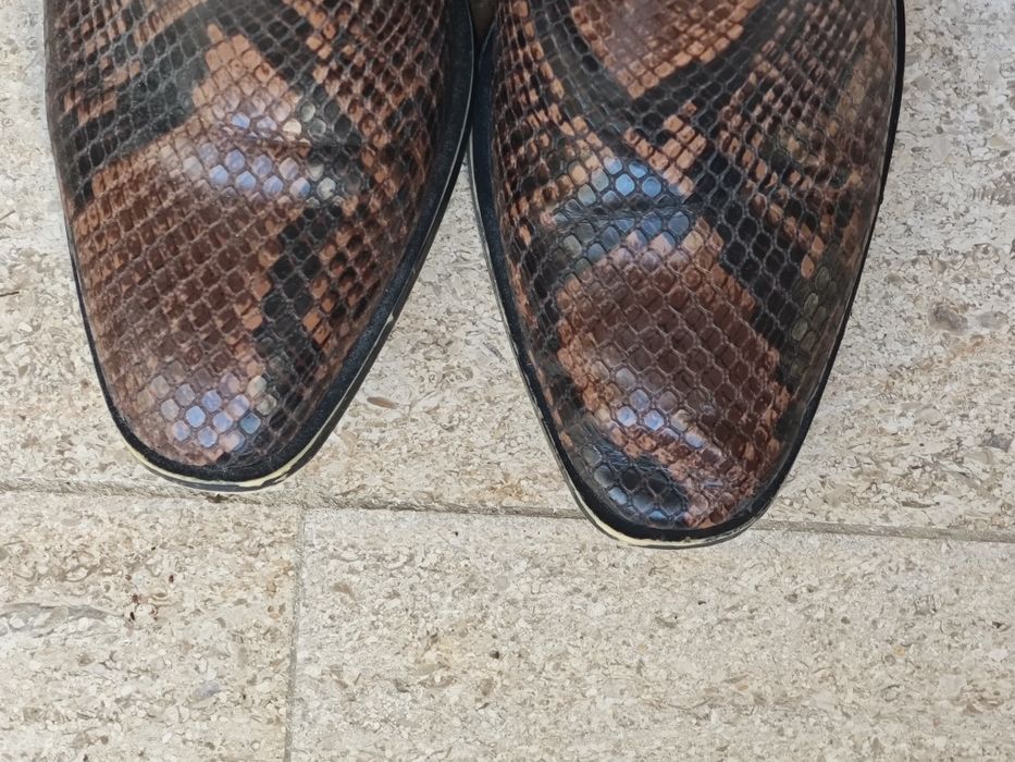 Botins Zara Cobra Salto Alto Tam 36