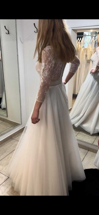 Suknia ślubna z salonu "Violetta", rozmiar 36 / S, STAN IDEALNY !!!