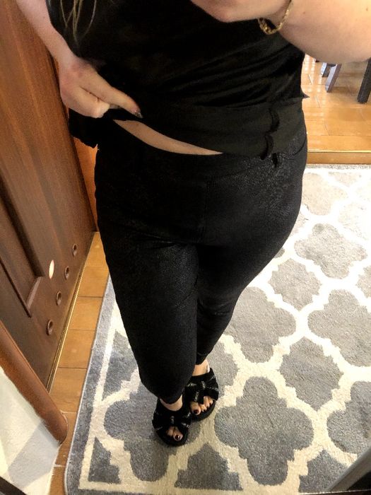 Spodnie rurki wysoki stan roz S