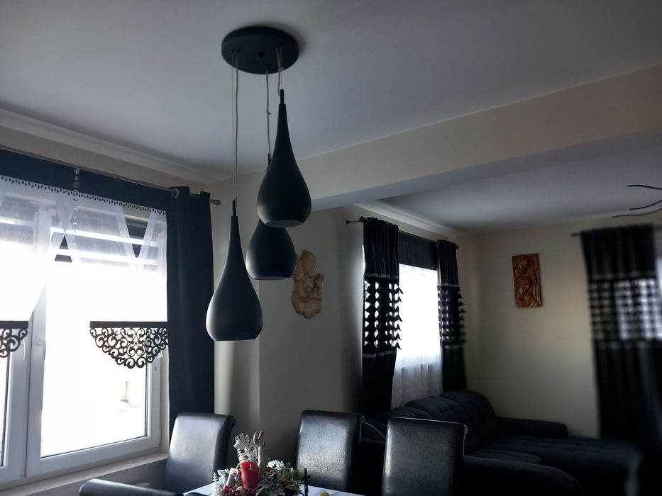 Lampa sufitowa wisząca metalowe