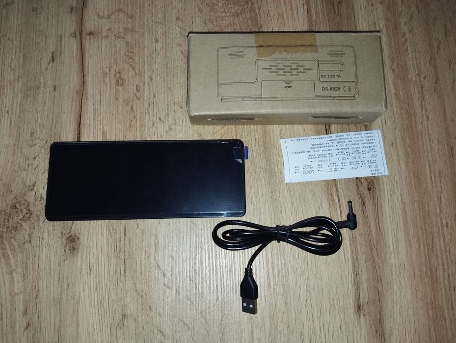 Zegarek budzik LED