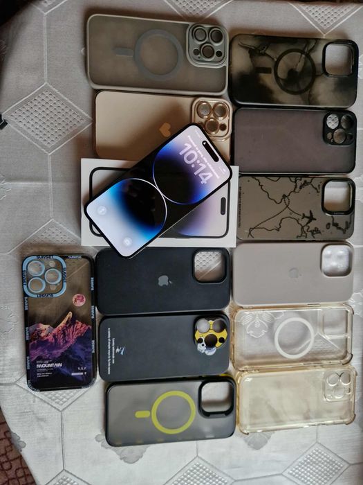 SPRZEDAM IPHONE 14PRO MAX 87% baterii zestaw Idealny stan