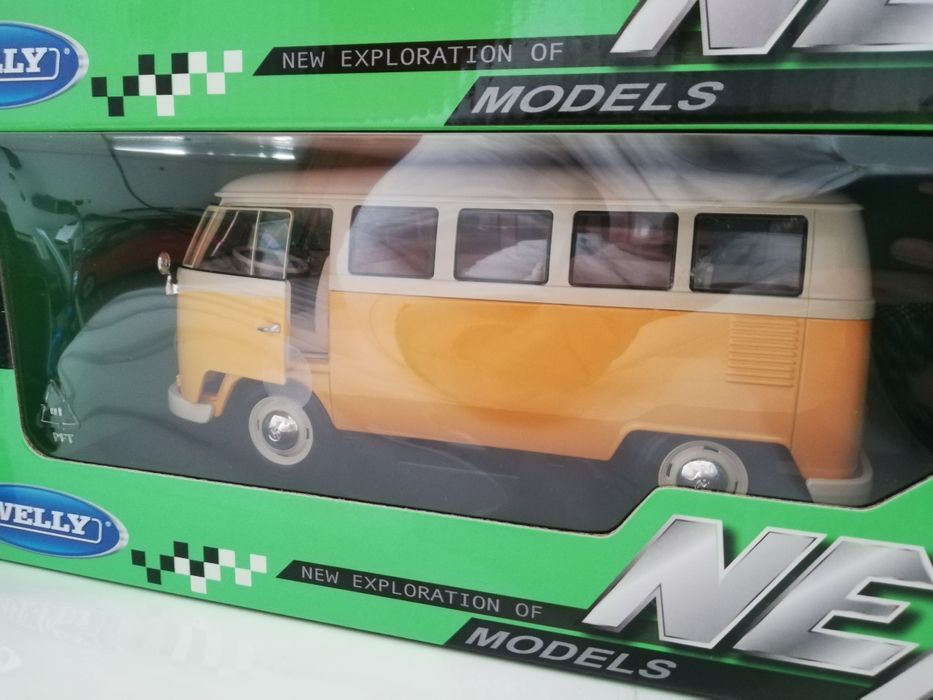 1:18 Pão de forma - Volkswagen Bus T1 de 1963 (Welly, nova)