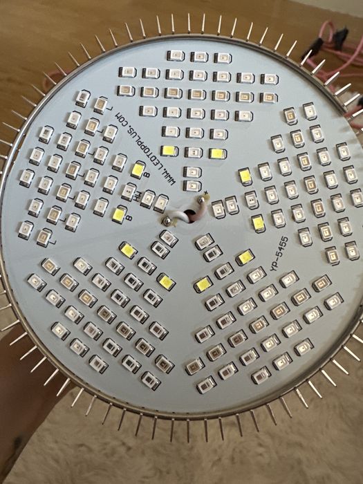 4 Lâmpadas LED Grow Light Full Spectrum PAR + 4 Cabos E27