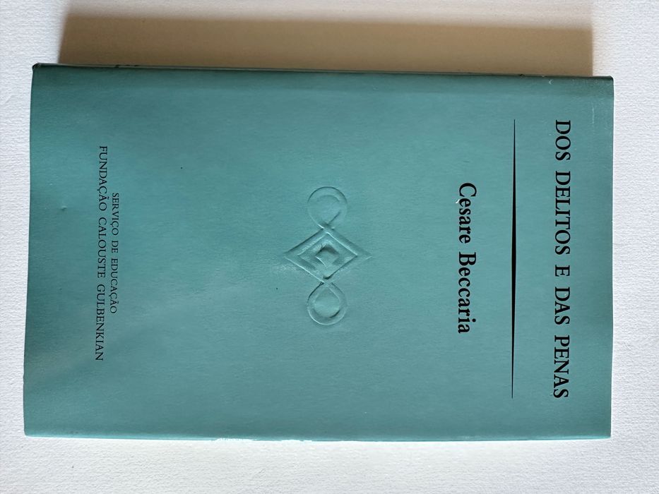 Dos delitos e das penas - Cesare Beccaria