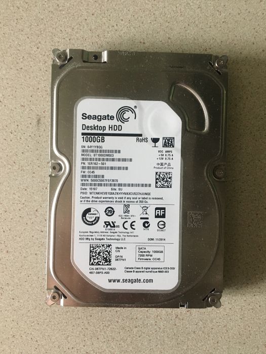 Жесткий диск Seagate 1Tb