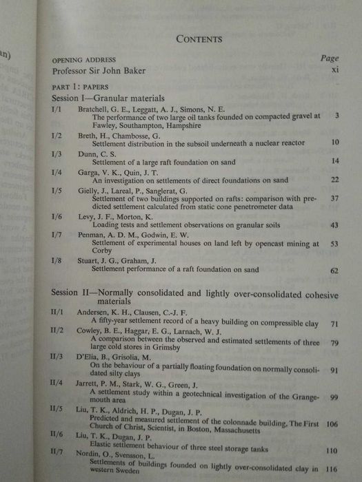 Livro Técnico Settlement of Strucutures – British Geotechnical Society