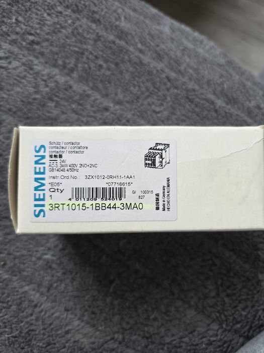 Stycznik Siemens nowy