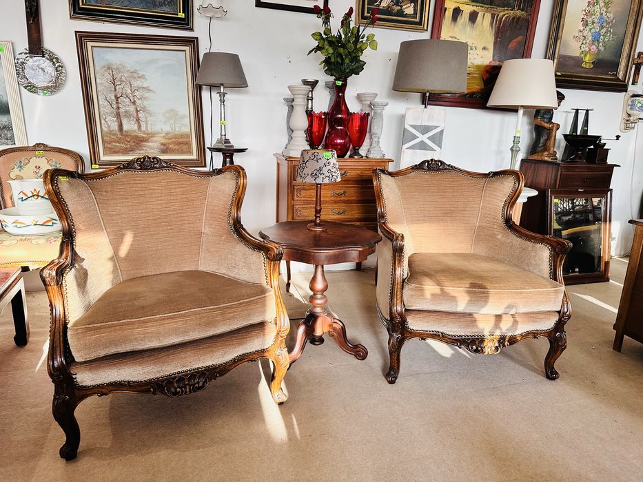 Komplet dwóch foteli w stylu ludwikowskim :)