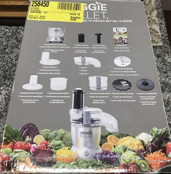 Máquina de legumes VEGGIE BULLRT